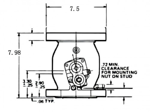 FPC300A, 3-х дюймовый регулятор давления инлайн