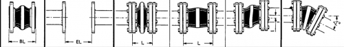 Компенсатор DN 50, 80, 100, 150 Elaflex ERV-G
